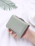 Metal Decor Small Wallet