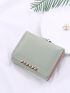 Metal Decor Small Wallet