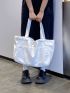 Minimalist Pocket Front Shopper Bag