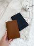 2pcs Letter Embossed Passport Cases