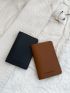 2pcs Letter Embossed Passport Cases