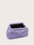 Pleated Detail Clutch Bag