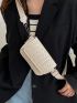 Mini Minimalist Flap Straw Bag