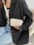 Mini Minimalist Flap Straw Bag