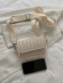 Mini Minimalist Flap Straw Bag