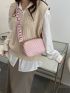 Mini Chevron Detail Square Bag