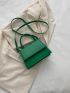 Mini Top Handle Flap Square Bag