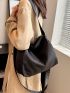 Minimalist Zipper Hobo Bag