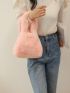 Mini Fluffy Bucket Bag