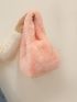 Mini Fluffy Bucket Bag
