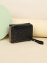 Crocodile Embossed Small Wallet