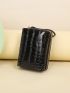 Crocodile Embossed Small Wallet