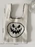 Mini Halloween Print Crochet Bag