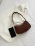 Corduroy Minimalist Hobo Bag