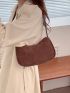 Corduroy Minimalist Hobo Bag