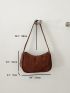 Corduroy Minimalist Hobo Bag