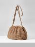 Minimalist Fluffy Ruched Bag