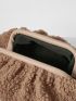 Minimalist Fluffy Ruched Bag
