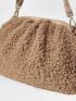 Minimalist Fluffy Ruched Bag