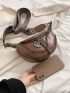 Chain Decor Saddle Bag