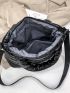 Quilted Shoulder Tote Bag
