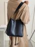 Grommet Eyelet Decor Square Bag