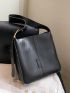 Grommet Eyelet Decor Square Bag