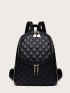 Quilted Pattern Classic Backpack