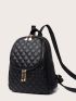 Quilted Pattern Classic Backpack