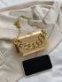 Mini Box Bag Chain Decor
