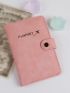 Plane & Letter Graphic Passport Case