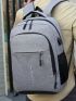 Men Zip Front Laptop Backpack