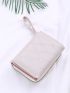 Heart Embroidery Small Wallet