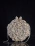 Mini Rhinestone Decor Evening Bag Chain Box Bag, Mothers Day Gift For Mom