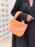 Minimalist Fluffy Square Bag