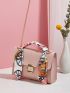 Mini Twilly Scarf Decor Flap Square Bag