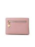 Litchi Embossed Small Wallet With Coin Purse