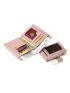 Litchi Embossed Small Wallet With Coin Purse