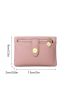 Litchi Embossed Small Wallet With Coin Purse