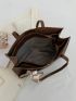Twilly Scarf Decor Shoulder Tote Bag