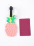 Pineapple Design Luggage Tag