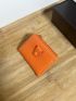 Neon Orange Small Wallet