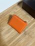 Neon Orange Small Wallet