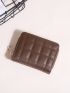 Quilted Detail Small Wallet