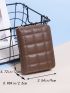 Quilted Detail Small Wallet