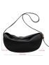 Litchi Embossed Hobo Bag