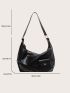 Pocket Front Hobo Bag