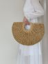 Top Ring Straw Bag