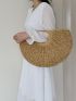 Top Ring Straw Bag