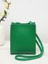 Mini Braided Detail Square Bag